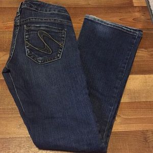 Silvers western glove works Tuesday jeans size 25